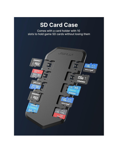 Funda JSAUX para Steam Deck y ROG Ally con Almacenamiento