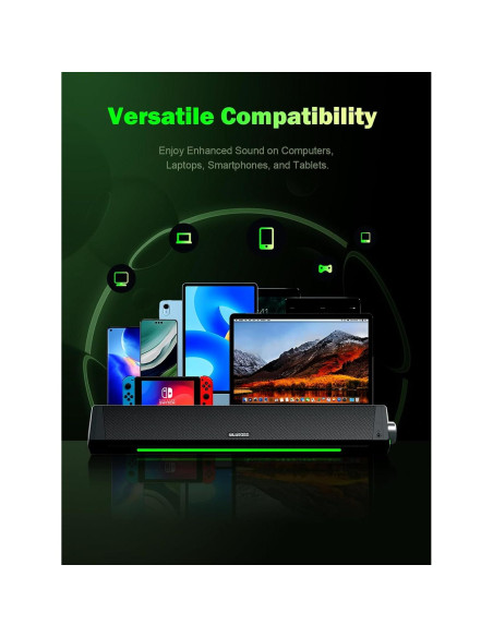 Barra de Sonido Bluedee SK010 Bluetooth HiFi USB 41.65cm