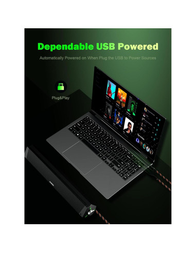 Barra de Sonido Bluedee SK010 Bluetooth HiFi USB 41.65cm