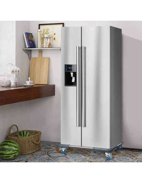 Soporte para Mini Nevera SPACECARE Ajustable con Ruedas