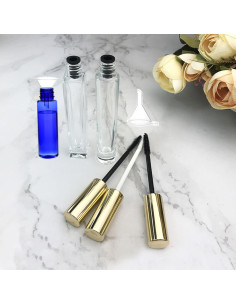 Tubo de máscara vacío 10ml + varita + spoolies - dootdott 2