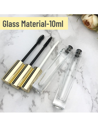 Tubo de máscara vacío 10ml + varita + spoolies - dootdott