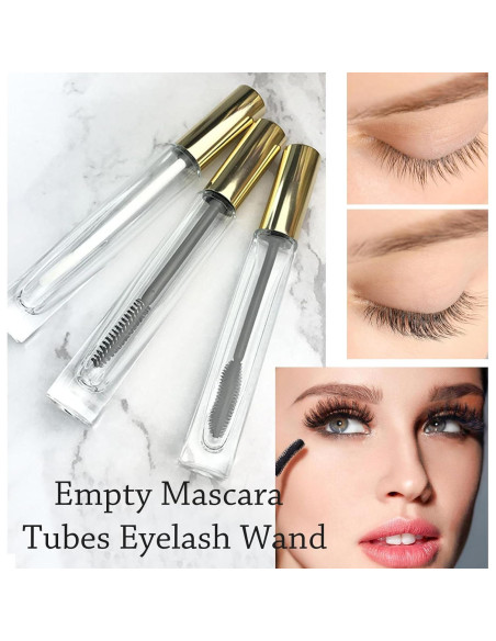 Tubo de máscara vacío 10ml + varita + spoolies - dootdott Tubo de máscara vacío 10ml + varita + spoolies - dootdott