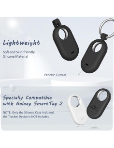 Estuche de Silicona Meliya para Samsung Galaxy SmartTag 2 - 4 Piezas 2
