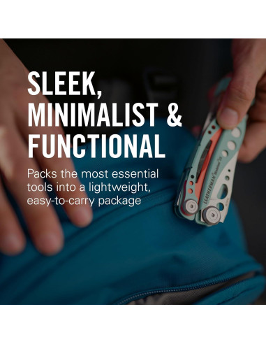 Leatherman Skeletool CX 7-en-1 Herramienta EDC Azul