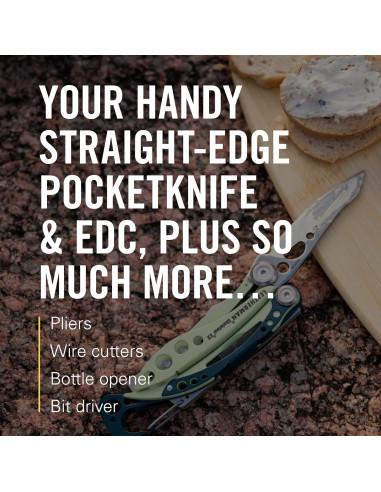 Leatherman Skeletool CX 7-en-1 Herramienta EDC Azul