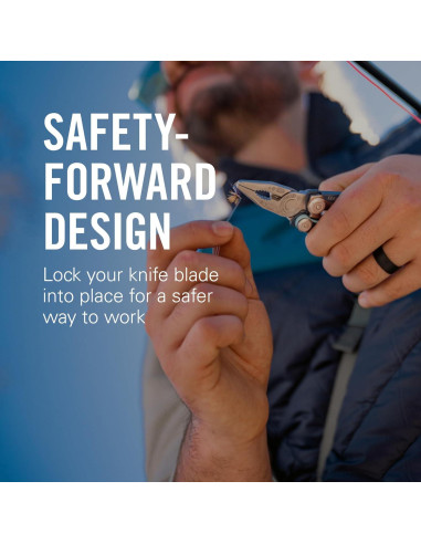 Leatherman Skeletool CX 7-en-1 Herramienta EDC Azul