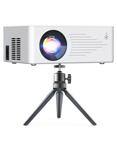 Proyector Mini TMY V78 Full HD 1080P con WiFi y Trípode