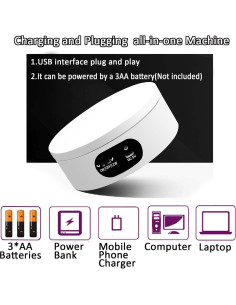 Soporte Giratorio YVV ND-120 para Tazas 360 Automático 2