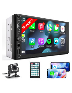 Estéreo de coche Leadfan X5W 7" Carplay y Android Auto