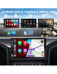 Estéreo de coche Leadfan X5W 7" Carplay y Android Auto 2