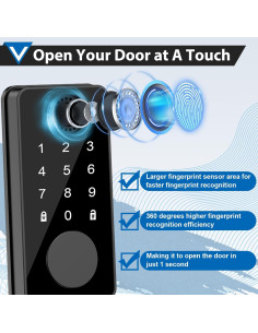 Cerradura Inteligente TGCFING AF05B01 Huella Dactilar 2