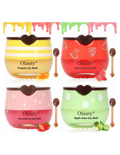 Bálsamo Labial de Abeja Deepmind 4 PCS Hidratante Natural