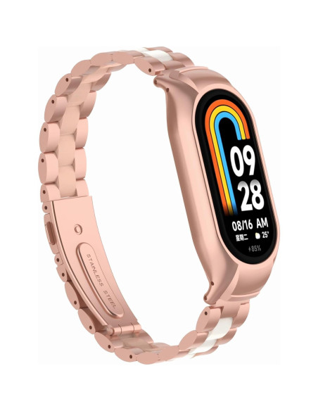 Correa de Acero Inoxidable para Xiaomi Mi Band 8 - Ajustable