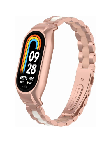 Correa de Acero Inoxidable para Xiaomi Mi Band 8 - Ajustable