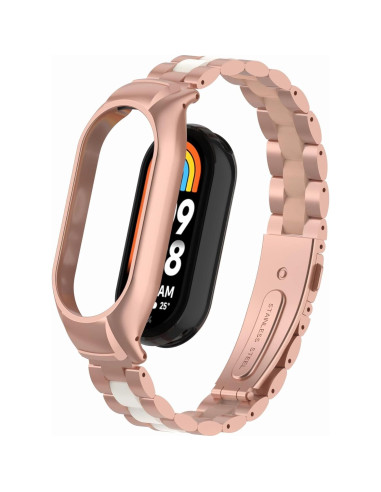 Correa de Acero Inoxidable para Xiaomi Mi Band 8 - Ajustable