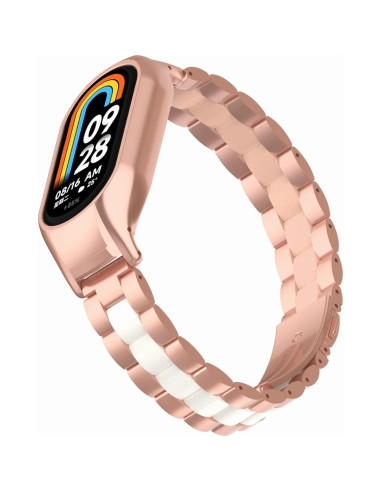 Correa de Acero Inoxidable para Xiaomi Mi Band 8 - Ajustable