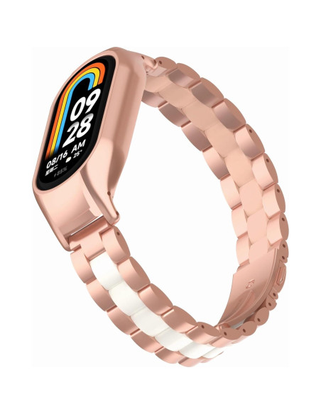 Correa de Acero Inoxidable para Xiaomi Mi Band 8 - Ajustable