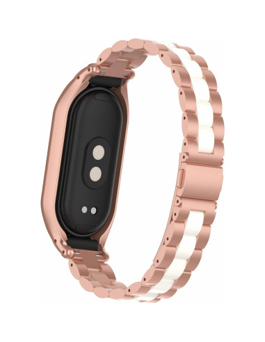 Correa de Acero Inoxidable para Xiaomi Mi Band 8 - Ajustable