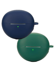 Funda Protectora Silicona Huawei FreeClip Azul-Verde 360