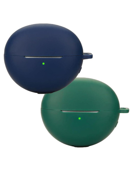 Funda Protectora Silicona Huawei FreeClip Azul-Verde 360