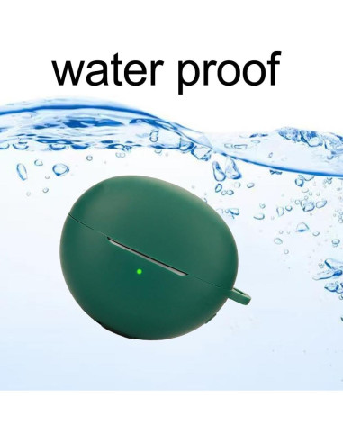 Funda Protectora Silicona Huawei FreeClip Azul-Verde 360