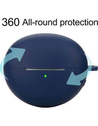 Funda Protectora Silicona Huawei FreeClip Azul-Verde 360