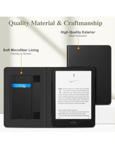 Funda Fintie para Kindle Paperwhite 2024/2021 - Negro