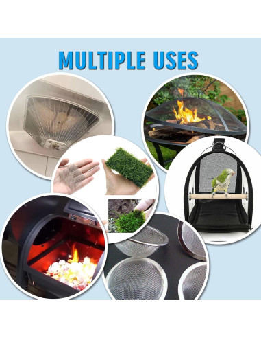 Malla de Alambre Inoxidable Valchoose 300x210mm 4 Pack