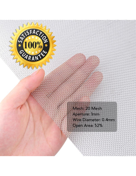 Malla de Alambre Inoxidable Valchoose 300x210mm 4 Pack