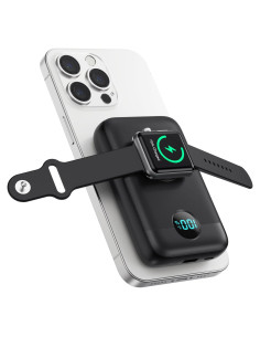 Cargador Portátil Magnético 10800mAh para iPhone y Apple Watch