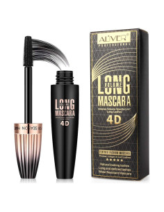 Máscara de Pestañas ALIVER 4D Volumen y Longitud Negra