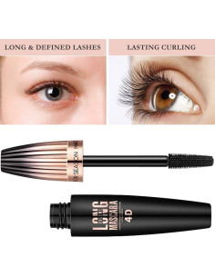 Máscara de Pestañas ALIVER 4D Volumen y Longitud Negra 2