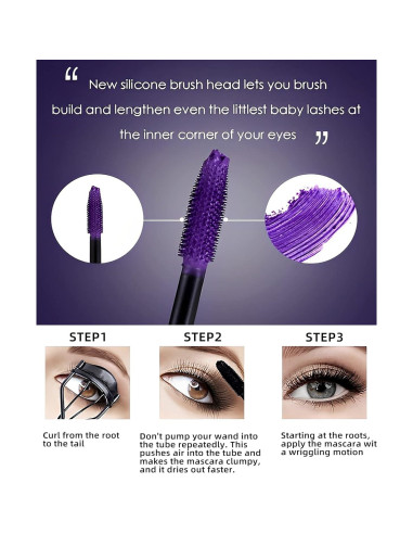 Rímel 5D LYSdefeu Volumen y Longitud Multicolor 15.6cm