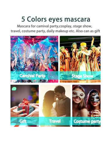 Rímel 5D LYSdefeu Volumen y Longitud Multicolor 15.6cm