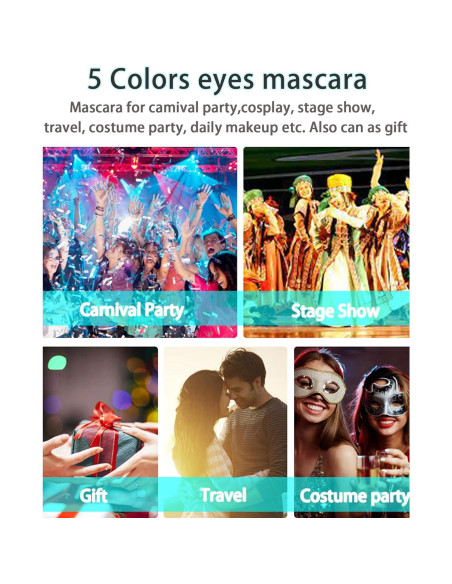 Rímel 5D LYSdefeu Volumen y Longitud Multicolor 15.6cm Rímel 5D LYSdefeu Volumen y Longitud Multicolor 15.6cm