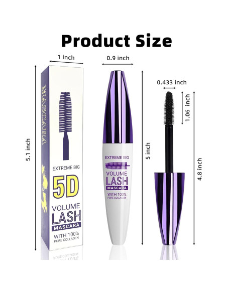 Rímel 5D LYSdefeu Volumen y Longitud Multicolor 15.6cm Rímel 5D LYSdefeu Volumen y Longitud Multicolor 15.6cm