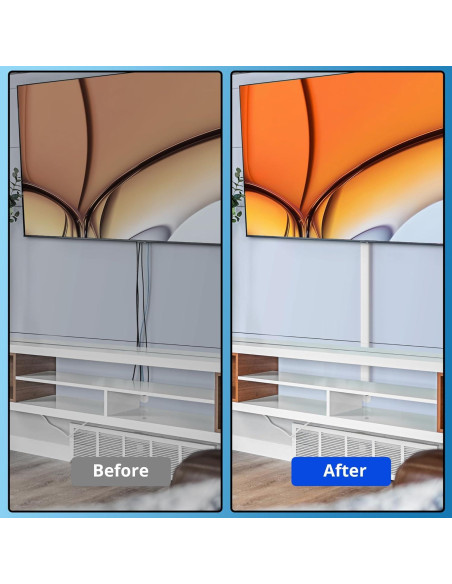 Cubierta de Cables ZhiYo 114,3 cm Blanca para 4 Cables