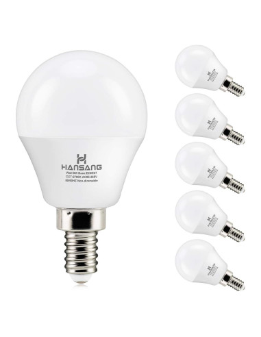 Bombillas LED Hansang E12 6W 600LM Blanco Cálido 2700K