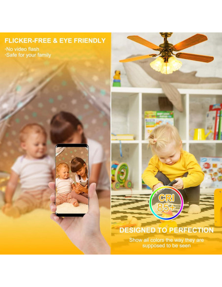 Bombillas LED Hansang E12 6W 600LM Blanco Cálido 2700K