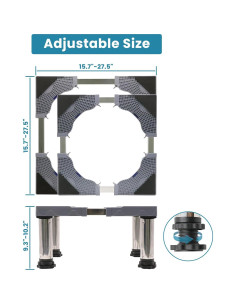 Soporte para Mini Refrigerador FRIOCASA Ajustable 23.6-25.9 cm 2