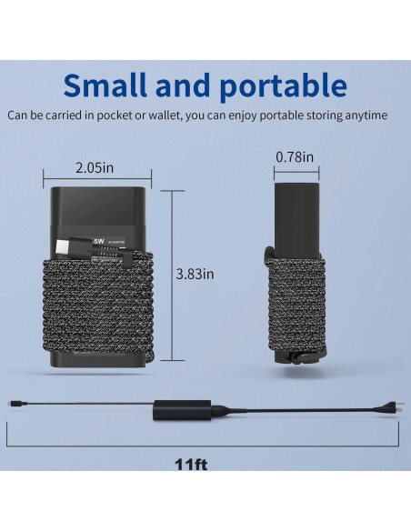 Cargador Laptop HP Slim 65W USB-C Adaptador Tipo C