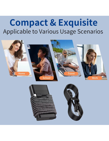 Cargador Laptop HP Slim 65W USB-C Adaptador Tipo C