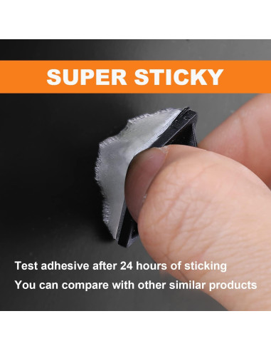 30 Montajes Adhesivos para Bridas Rythcraft 2" Nylon Blanco