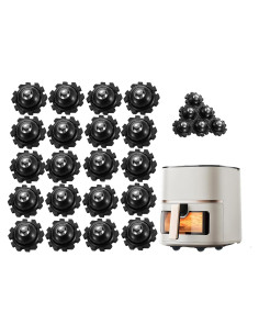 Ruedas Mini Autoadhesivas ZEMINIOR 2.5cm 360 para Muebles