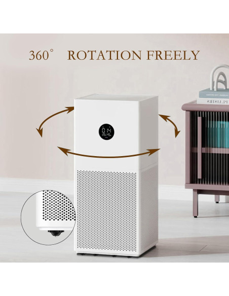 Ruedas Mini Autoadhesivas ZEMINIOR 2.5cm 360 para Muebles