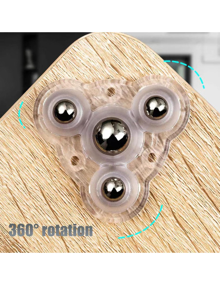 Ruedas Mini XXYOUPIN 360 para Muebles y Equipaje (4pack)