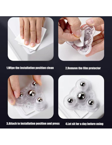 Ruedas Mini XXYOUPIN 360 para Muebles y Equipaje (4pack)