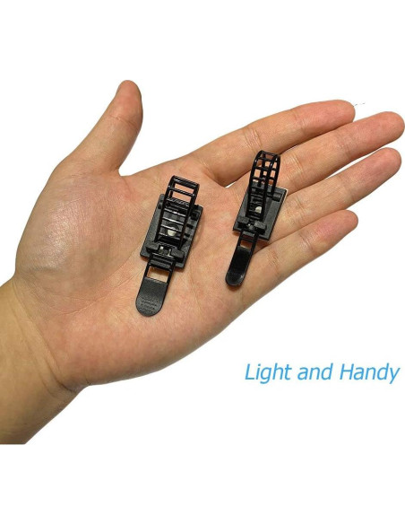 150 Piezas Soportes Adhesivos para Gestión de Cables Makarios