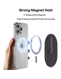 Agarre Magnético AUROX para iPhone 16 15 14 13 12 Transparente 2